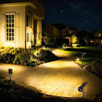 ROSHWEY Outdoor Solar Lights, 600LM Solar Garden Lights Waterproof Solar Spot - Image 2