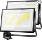 Olafus 2 Pack 300W LED Flood Light Outdoor, Super Bright Outside Floodlights by Olafus