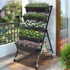 Homdox 5-Tier Vertical Garden Bed - 4FT Vertical Raised Bed with 5 Garden - Image 8