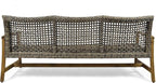 Christopher Knight Home Marcia Outdoor Wood Sofa, 75.50 x 31.00 x 31.50 - Image 6