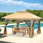 ECOTOUGE Canopy Tent with Sidewalls Instant Shelter Canopy with Carrying Roller - Image 6