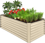 Best Choice Products 6x3x2ft Outdoor Metal Raised Garden Bed, Deep Root Box by BestChoiceProducts