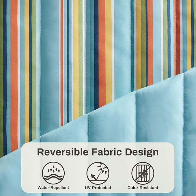12 FT Double Quilted Fabric Hammock - Image 6