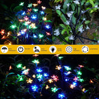 Solar Garden Lights Waterproof, Solar Lights Outdoor Decorative 4Pack, 80Led - Image 5