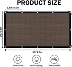 Sun Shade Cloth with Grommets, 90% UV Protection Shade Fabric, Pergola Shade - Image 2