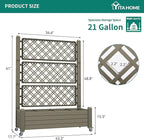 YITAHOME 43.3x17.7x61 in Planter Trellis Box - Image 7