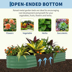 Garvee 4 Pack Galvanized Raised Garden Bed, Rust-Resistant Raised Garden Beds - Image 6