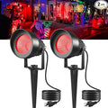 T-SUN Red Spotlight Outdoor, Waterproof LED Landscape Lighting by T-SUN