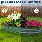 Garvee 4 Pack Galvanized Raised Garden Bed, Rust-Resistant Raised Garden Beds - Image 8