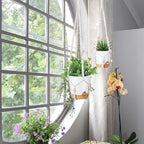 GARDIFE Hanging Planters for Indoor Plants, Macrame Plant Hanger, 35 Inches - Image 2