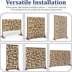 Outdoor Privacy Screen, Freestanding Privacy Fence Panels - Image 4