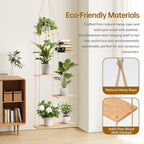 Hemp Rope Hanging Window Plant Shelf from Ceiling - Image 5
