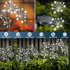 Solar Garden Lights 2 Pack Waterproof Swaying Starburst Light Solar Outdoor - Image 5