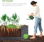 Best Choice Products 8x2x2ft Metal Raised Garden Bed, Oval Outdoor Deep Root - Image 2