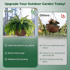 T4U Hanging Planters for Outdoor Plants, 12 Inch 6 Pack Fabric Hanging Baskets - Image 5