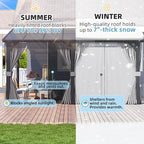 AECOJOY 16' x 8' Gazebo Outdoor Pergola - Image 2