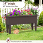 Giantex Raised Garden Beds Outdoor Set of 2, Self-Watering Planter Box - Image 8