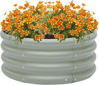 2-Pack 2x1ft Galvanized Raised Garden Bed, Outdoor Planter Bed, Metal Planter - Image 7