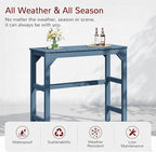 Stoog Patio Bar Table, All-Weather Outdoor Bar Height Table - Image 3