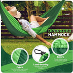 Camping Hammock Lightweight, Portable Hammocks Parachute Hammock - Image 3