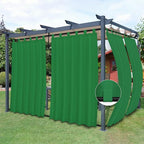 Easy-Going Outdoor Patio Curtains Detachable Tab Top Windproof Weatherproof by Easy-Going