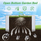 AHEONLAR 2 Pack 3x3x3ft Round Galvanized Raised Garden Bed Outdoor Metal - Image 4