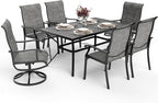 Pamapic 7-Piece Outdoor Dining Set, Patio Dining Set by Pamapic