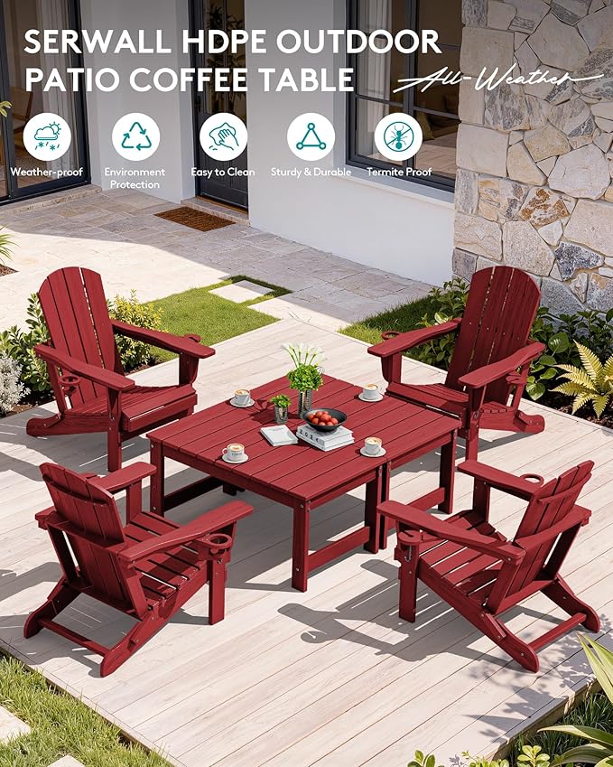 SERWALL Outdoor Coffee Table - Image 9