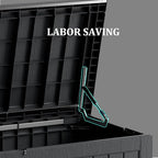 TARKARI 270 Gallon Lockable Resin Deck Box, Waterproof & UV-Resistant Outdoor - Image 6