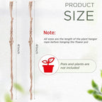 EBOOT 2 Pack 41 Inch Large Macrame Plant Hanger Rope to Hang Flower Pot Plant - Image 2