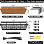 Halatool 4Pack 30 Inch Window Box - Image 2