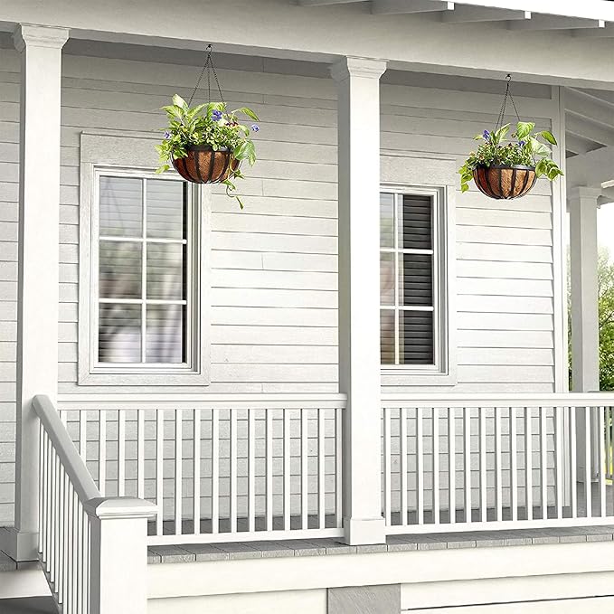 Arcadia Garden Products CB42 12" Solstice Round Hanging Basket - Image 3