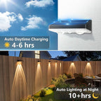 NIORSUN Solar Fence Lights, 16 Pack Solars Deck Light, Warm White Color - Image 3