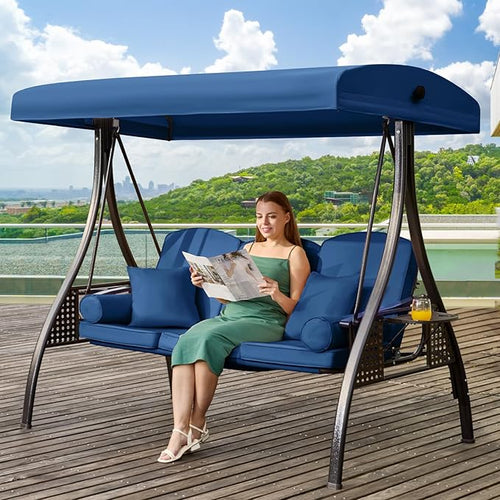 3 in 1 Outdoor Porch Swing by YALISSEY