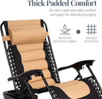 Best Choice Products Oversized Padded Zero Gravity Chair, Folding Outdoor Patio - Image 4