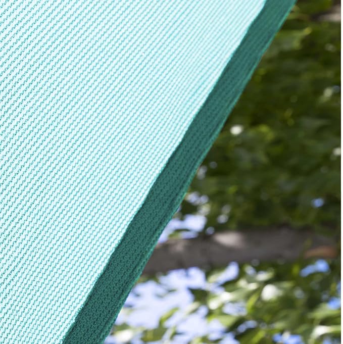 Amgo Custom Size 15' x 18' x 23.4' Turquoise Triangle Sun Shade Sail Order to - Image 8