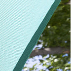 Amgo 20' x 20' x 20' Turquoise Triangle Sun Shade Sail UPF50+ Canopy Awning - Image 8