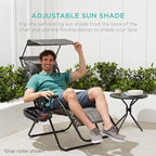 Best Choice Products Folding Zero Gravity Outdoor Recliner Patio Lounge Chair - Image 6