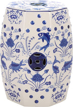 Safavieh Castle Gardens Collection Glazed Ceramic Blue Cloud 9 Chinoiserie - Image 4