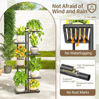 LASZOLA 5 Tier Plant Stand Indoors Outdoors - Image 4