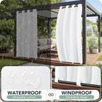Patio Curtains Outdoor Waterproof 6 Panels - Image 2