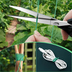 YMHB 120 Feet Green Soft Twist Tie Tomato Plant Tie, Garden Wire Green Twist - Image 5