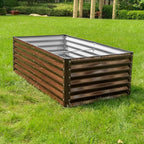 SnugNiture Galvanized Raised Garden Bed 6x3x2FT Outdoor Large Metal Planter Box - Image 4