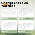 KING BIRD Raised Garden Bed 68" x 36" x 12" Galvanized Steel Metal Outdoor - Image 5