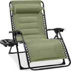 Best Choice Products Oversized Padded Zero Gravity Chair, Folding Outdoor Patio by BestChoiceProducts