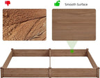 Yaheetech 8×4ft Wooden Horticulture Raised Garden Bed Divisible Elevated - Image 7