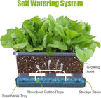 Window Box Planter 8 Pcs, 17 Inches Rectangle Flower Pots - Image 3