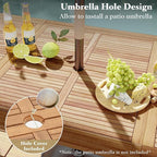 Tangkula 86.5" Large Patio Dining Table - Image 6