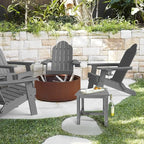 Adirondack Square Side Table, one-Tier Outdoor end Table, Patio Side Table - Image 2