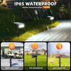 Solar Spot Lights, IP65 Waterproof 40 LED's Landscape Spotlights, 3 Modes - Image 2